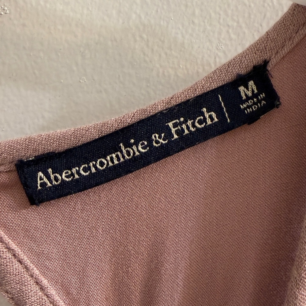 Abercrombie & Fitch Boho Embroidered Lace Mini Dress M - Picture 4 of 14